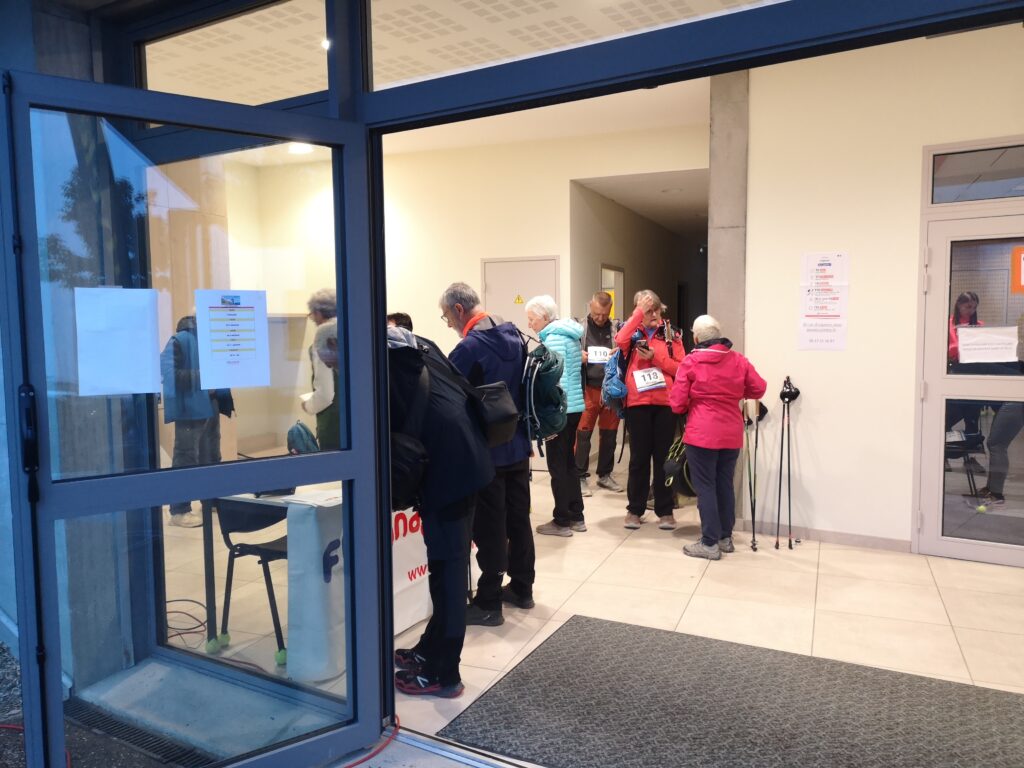 Récupération des dossards Open Fast Hiking